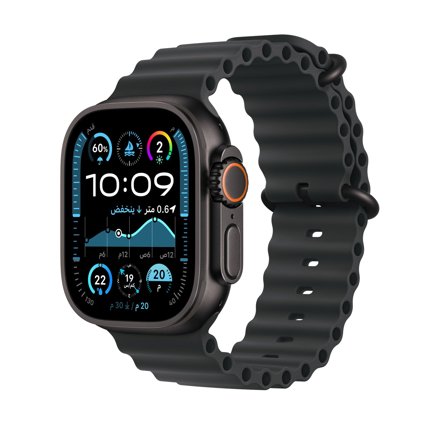 Apple_Watch_Ultra_2_49mm_Black_Titanium_Ocean_Band_Black_PDP_Image_Position_1__ar-ME