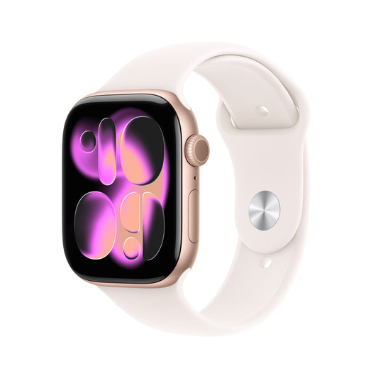 Apple_Watch_Series_11_42mm_GPS_Rose_Gold_Aluminum_Sport_Band_Light_Blush_PDP_Image_Position_1__ar-SA