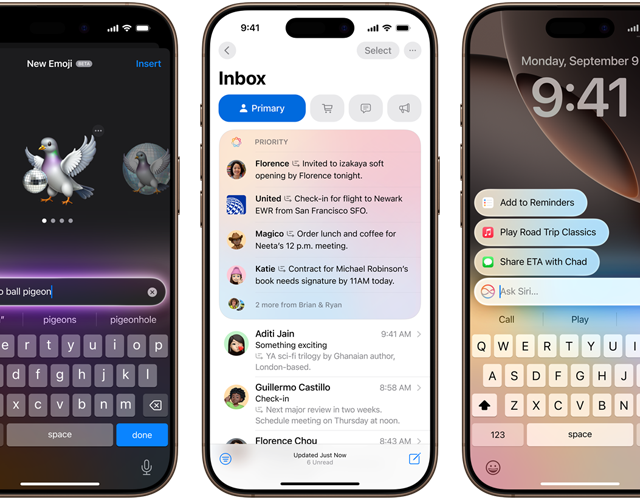 قدرات Apple Intelligence مع Genmoji، الملخص، الكتابة إلى Siri على iPhone 16 Pro
