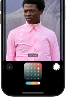 تشمل قدرات أنماط التصوير على iPhone 16 Pro تعديل النغمة واللون