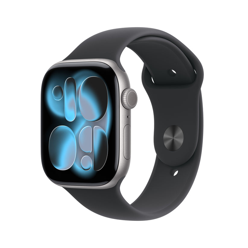 Apple_Watch_Series_11_42mm_GPS_Space_Gray_Aluminum_Sport_Band_Black_PDP_Image_Position_1__ar-SA