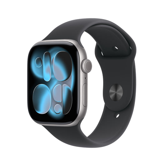 Apple_Watch_Series_11_42mm_GPS_Space_Gray_Aluminum_Sport_Band_Black_PDP_Image_Position_1__ar-SA