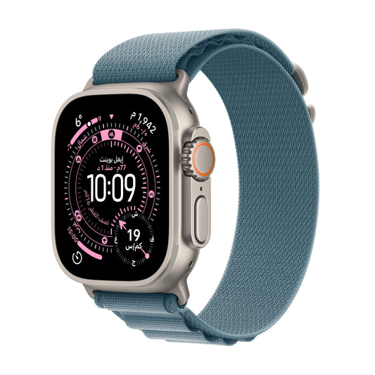 Apple_Watch_Ultra_3_49mm_LTE_Natural_Titanium_Alpine_Loop_Light_Blue_PDP_Image_Position_1__ar-AE