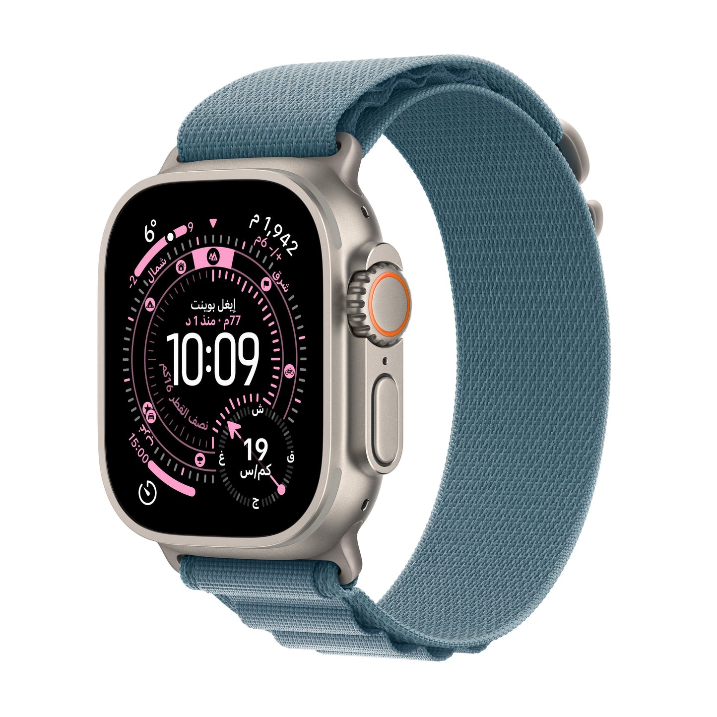 Apple_Watch_Ultra_3_49mm_LTE_Natural_Titanium_Alpine_Loop_Light_Blue_PDP_Image_Position_1__ar-AE