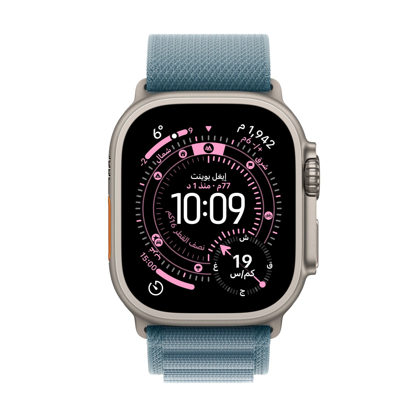 Apple_Watch_Ultra_3_49mm_LTE_Natural_Titanium_Alpine_Loop_Light_Blue_PDP_Image_Position_2__ar-AE