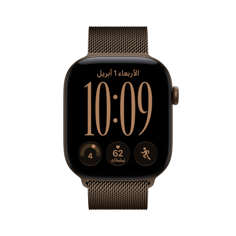 Apple_Watch_Series_12_46mm_GPS_Dark_Bronze_Aluminum_Milanese_Loop_Dark_Bronze_PDP_Image_Position_2__ar-SA