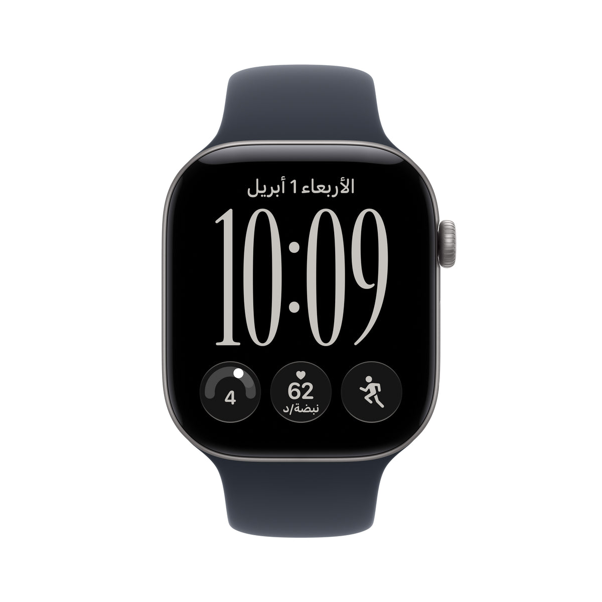 Apple_Watch_Series_12_42mm_GPS_Space_Gray_Aluminum_Sport_Band_Navy_Blue_PDP_Image_Position_2__ar-SA
