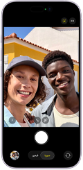 iPhone 17, front exterior, Center Stage for photos feature