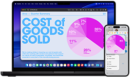 MacBook Pro مقاس 14 بوصة وiPhone 16 — يقوم iPhone بالاتصال بجهة اتصال تُدعى Luis بينما يعرض MacBook Pro نفس المكالمة في تطبيق الهاتف