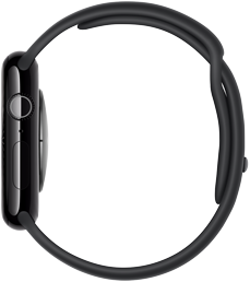 الجانب الأيمن من Apple Watch Series 10 يُظهر نحافته